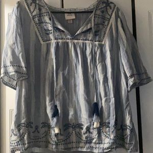 Knox Rose tassel blouse